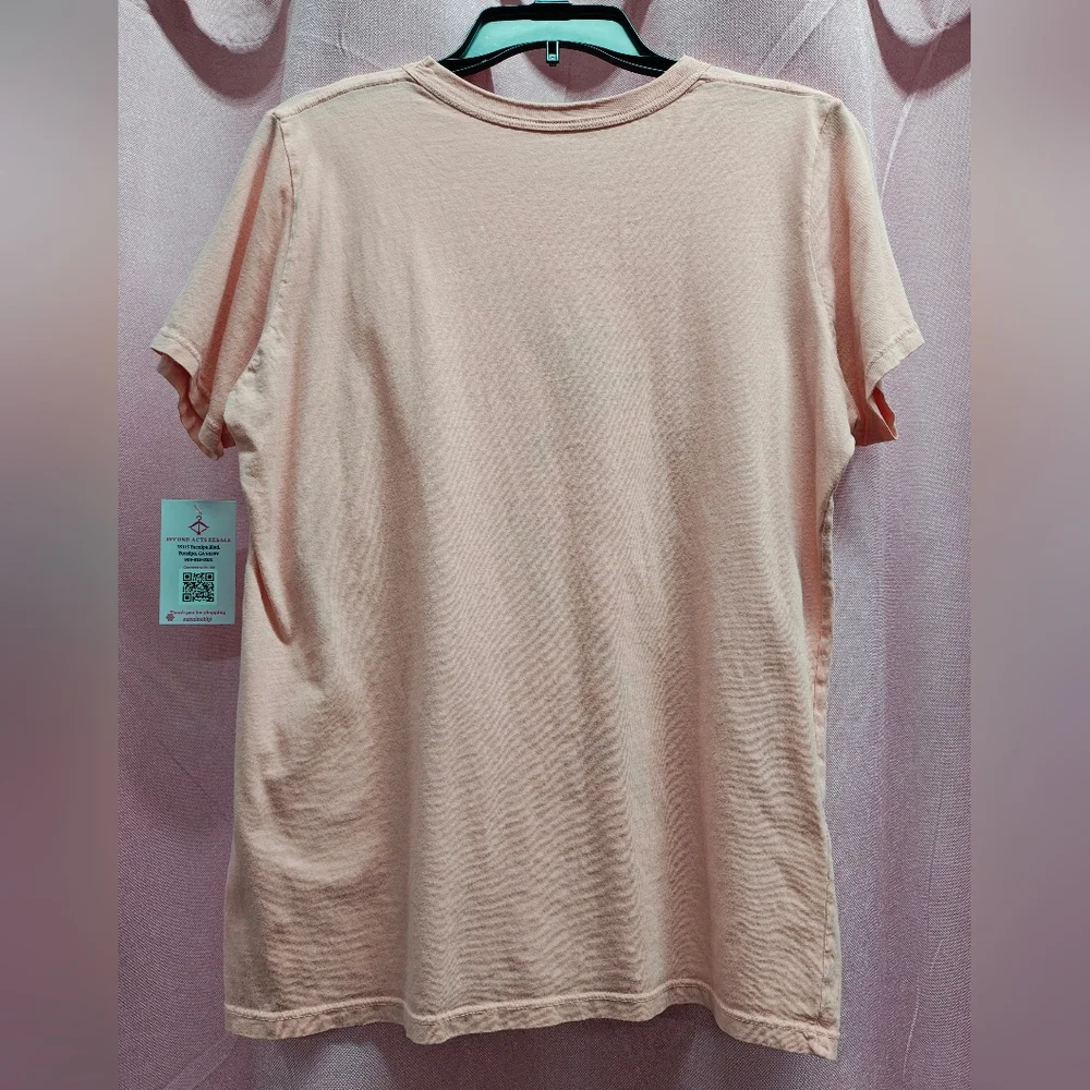 Big Bud Press Peach Bunny Girl Tee Sz SM - Picture 2 of 3